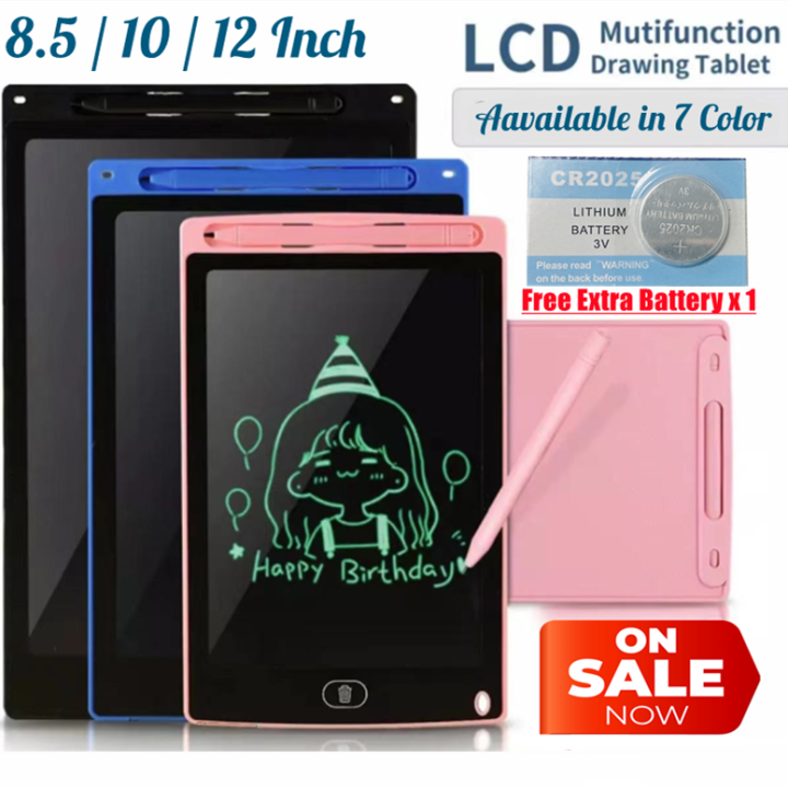 8.5/10/12 Inch LCD Drawing Tablet Electronic Drawing Writing Board