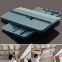 DONGLIONG เครื่องมือซ่อมแผ่นกระดาน Drywall อุปกรณ์รองรับแผ่นตำแหน่งเพดานบอร์ด