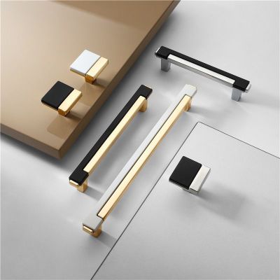 【CW】Fashion Gold Kitchen Handles for Cabinet Drawer Dresser Knobs Zinc Alloy Closet Door Pull Furniture Handle Door Hardware