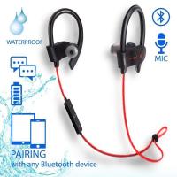 56S Mini Wireless Bluetooth Headphones Sports Wireless Earbuds with Microphone,HD Sound Portable Handsfree Stereo Sound Waterproof Earphones for Running Workout,Noise Cancelling Headsets For แอปเปิล Samung By Metoke