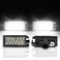 For Fiat 500 Dodge Viper Jeep Grand Cherokee Compass Patriot Maserati Levante 6500l White LED License Plate Light Tag Frame Lamp