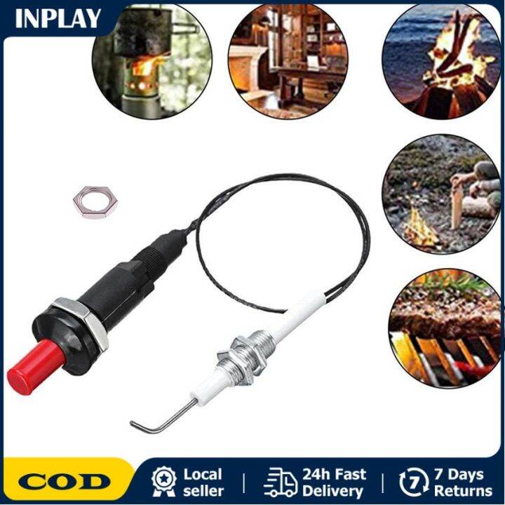 Ignition Set with Cable 1000Mm Long Push Button Kitchen Lighters for