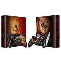 ของเล่นเด็กผิวสติกเกอร์สำหรับ Chucky Xbox 360 Microsoft E Consoel และคอนโทรลเลอร์2รูปลอกไวนิลสำหรับ Xbox Xbox 360สติกเกอร์ LTZ3721สติกเกอร์