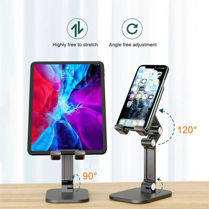 three-sections-desk-holder-iphone-ipad-tablet-table-desktop-adjustable-cell-smartphone