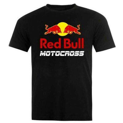 Red Bull Racing Formula graphic cotton O-neck T-shirt for men