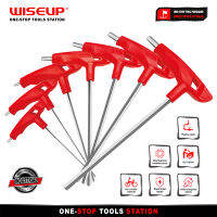 WISEUP Allen Wrench Set T-Handle BallFlat head Hex key allen wrench Screwdriver For Car Bike Motorycle Repair Hand Tools