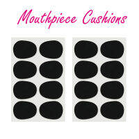 16pcs(2 Packs) Alto tenor Sax Mouthpiece Patches Pads Cushions, Black, 16pcs Mouthpiece Cushions