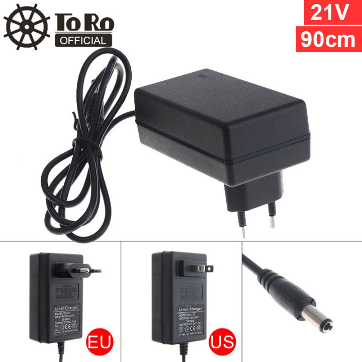 worth-buy-ไขควง-ประแจ-toro-90cm-16-8v-21v-พร้อมปลั๊ก-eu-charger-adaptor-และ-us-ปลั๊กสำหรับสว่านไฟฟ้าลิเธียม