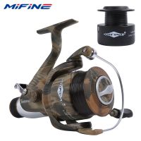 รอกม้วนตกปลาเบรคคู่ MIFINE TELE CARP พร้อมล้อหมุนสายโมโน: 1อัตราทดเกียร์ความเร็วสูงอะไหล่สำรองรอกม้วนตกปลา3000-6000 YXL3824