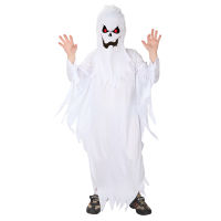 Halloween Kids Boys Scary Ghost Cosplay Robe Headgear Costume Cosplay Sets Children Party Christmas For Children Dress Up