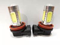 ไฟตัดหมอกพลังงานสูง LED 7.5W COB H11 สีไอซ์บลู  2PCS