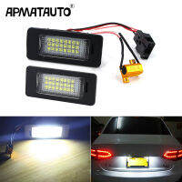 Lâmpada Com Lâmpada Led Canbus Para Audi,2ชิ้น,Luz Para Placa,Audi A4,S4,B8,A5,S5,Tt,Vw,Passat 5d, 2008 Anos