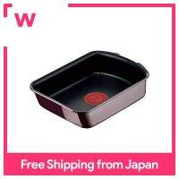 Tamagoyaki Tefal พร้อมที่จับ13 × 19Cm Gas Fire Compatible "Ingenio Neo Vintage Bordeaux Intense Egg Roaster" L43918