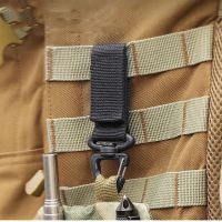 “：】、‘ Outdoor Camping Hiking Molle Tactical Gear Nylon Rion Knapsack Keychain Triangle Backpack Waist Bag Fastener Hook Buckle