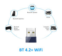 150Mbps USB WiFi Bluetooth 4.0อะแดปเตอร์2.4G ตัวรับสัญญาณภายนอกไร้สาย RTL8723BU BT WiFi Dongle Pc แล็ปท็อปเดสก์ท็อป Win7810 11