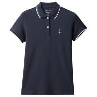 GIORDANO เสื้อโปโลผู้หญิง ปักclassicMan - Womens Classic Man polo