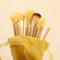 แปรงแต่งหน้า 13 ชิ้น พร้อมถุงผ้า ครบชุด แปรงแต่งหน้าคุณภาพสูง make up brush หลากหลายส