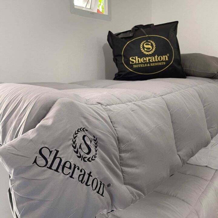 a Hilton/ Sheraton 2KG Quality Modern Stylish Comforter Filler / Duvet