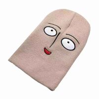 A punch superman saitama teacher qiu dong hat knitting hat parody mens and womens autumn/winter warm earmuffs head cap cap