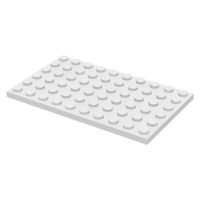 Lego part (ชิ้นส่วนเลโก้) No.3033 Plate 6 x 10