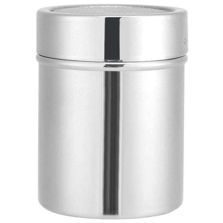 Powder Sugar Shaker Duster, Stainless Steel Shaker Chocolate Cocoa