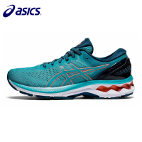 2023 Asics รองเท้ากีฬาสำหรับทั้งหญิงและชายวิ่งออกกำลังกายกันกระแทก K-28รองเท้าลำลองวิ่งมาราธอนดูดซับแรงกระแทก