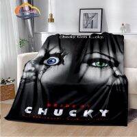 2023 in stock 3D Printing Horror Stimulating Movie Childrens Game Character Chucky Blanket Family Sofa Warm Bedspread Super Soft Flannel，Contact the seller to customize the pattern for free