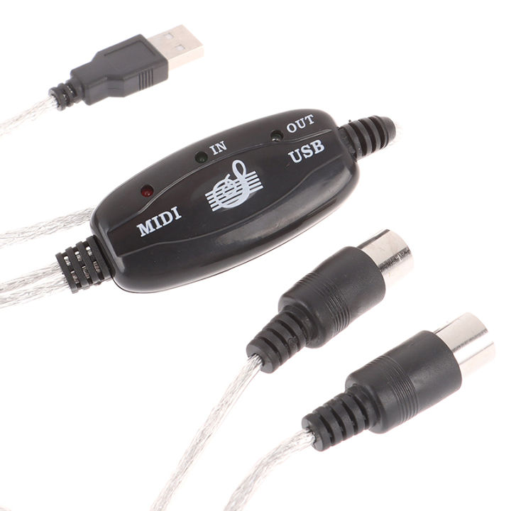 ยูนิ-ขายดีสุดฮ็อต-สายแปลง-usb-in-out-midi-ไปยังพีซีเพลงคีย์บอร์ดอะแดปเตอร์สาย