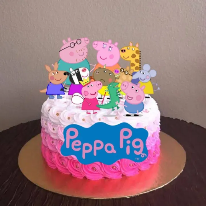 PEPPA PIG cake toppers set! | Lazada PH