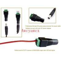 10pcs Male Female DC Power adapter Plug CC LED LCD 5V 6V 9V 12V supply Terminal Connectors 5.5mm * 2.1mm 2.5mm