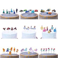 【CW】☋❃  Frozen Theme Picks Toppers Cartoon Inserts Card for Kid Birthday