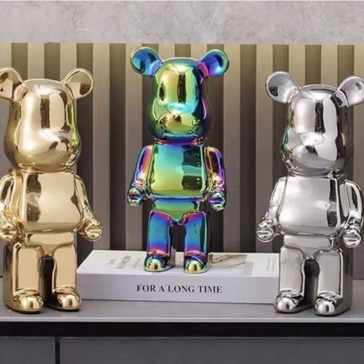 กระปุกออมสิน-หมี-ชุบเซรามิค-ออมสิน-กระปุกออมสิน-bearbrick