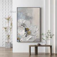 100% Handpainted Oil Painting On Canvas New Handmade Knife Flower Oil Painting Wall Art Picture Home Decoration For Living Room Drawing Painting Suppl