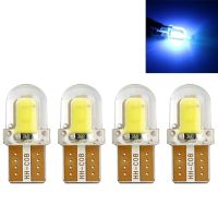 4Pcs 12V Car T10 W5W LED COB Silicone Bright Turn Signal Side Light Lamp Bulb H43