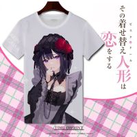 2023 newAnime Waifu Marin Kitagawa Funny Tshirt Men Casual T Shirt Homme Unisex My Dress Up Darling Streetwear Otaku