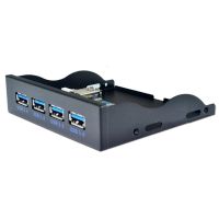 USB HUB 19 + 1 20Pin 4พอร์ต USB 3.0แผงด้านหน้า Combo Bracket USB3.0 Hub Adapter สำหรับเดสก์ท็อป3.5 "FDD Floppy Disk Drive Bay ใหม่