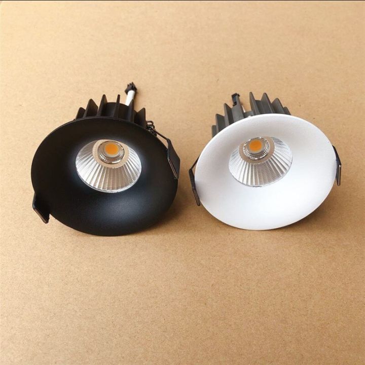 new-arrival-lan84-ไฟดาวน์ไลท์-led-ซังที่ปิดได้7w-10w-14w-16w-สปอตไลท์กันสะท้อนโคมไฟติดเพดานแบบมีช่องโค้งลึกป้องกันแสงสะท้อนเคสโทรศัพท์สีดำไฟ-led-สำหรับโรงแรมในครอบครัว-สีขาวอบอุ่น16w-หรี่แสงได้ตัวเครื