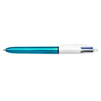 BIC บิ๊ก ปากกา 4 Colours Shine ปากกา 4สี ปากกาลูกลื่น น้ำหมึก4in1 หัวปากกา 1.0 mm.(Blue) จำนวน 1 ด้าม