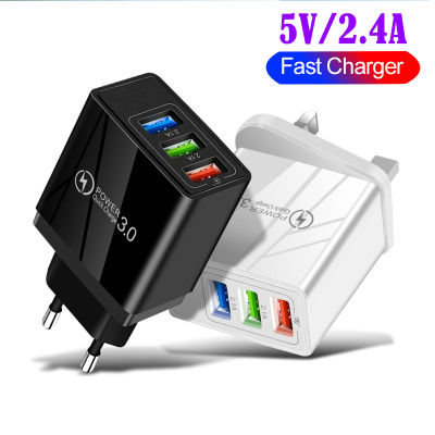 【Big savings】 ที่ชาร์จโทรศัพท์มือถือสำหรับพกพา11 Charger Adaptor อุปกรณ์ชาร์จอัจฉริยะโทรศัพท์พกพา3USB ผนัง