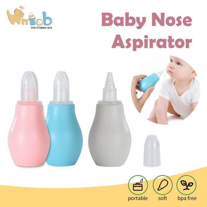 ED shop Silicone Baby Nose Cleaner Pump Infant Sucker Newborn Nasal ...