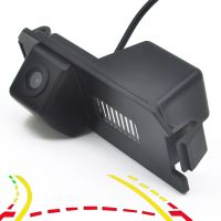 Variable Parking Line Dynamic Trajectory Tracks Car Rear View Parking Backup Camera For Hyundai i10 i20 2008 2015