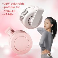 【YF】 Hand Free Mini Clip Fan Air Cooling Conditioning Home USB Personal portable air conditioner rechargeable fan neck