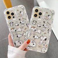 เคสโทรศัพท์มือถือ ซิลิโคนนิ่ม ลายสนูปปี้ สําหรับ IPhone 14 13 12 12 Mini 11 Pro Max XS Max XR 6 6s 7 8 Plus