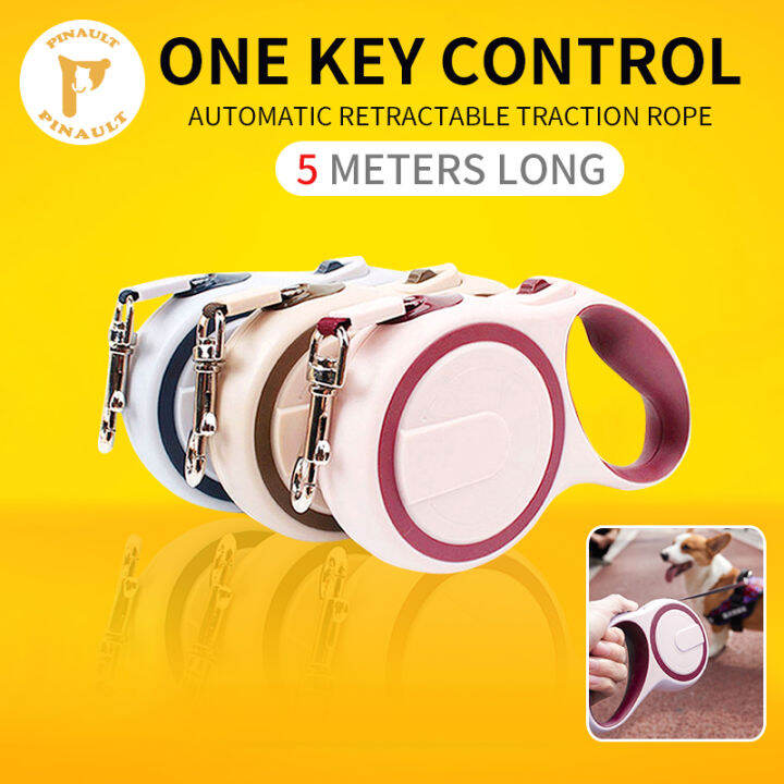 retractable dog leash 3M/5M Puppy Patrol Rope,Automatic Flexible dog