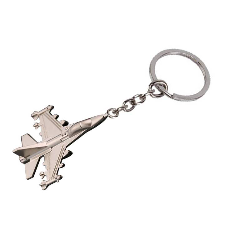 พวงกุญแจสำหรับทุกเพศพวงกุญแจเครื่องบินเครื่องบินพวงกุญแจโลหะสำหรับตกแต่งเครื่องบินที่ใส่กุญแจของขวัญ
