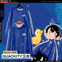 2023 NewQuackity Hoodie Dream ทีม SMP 3D พิมพ์ Hoodie เสื้อกันหนาวฤดูหนาว Hoodies ผู้ชายผู้หญิง Harajuku Hoodie ลำลองผู้ชาย Hoodi