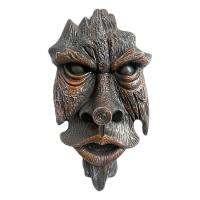 Green Man Sculpture Old Man Tree Face Resin Decor With Strong Decorative Effect Hand Drawn Solid Resin Easy To Install On Desk Wall Hotel Or Home fabulous