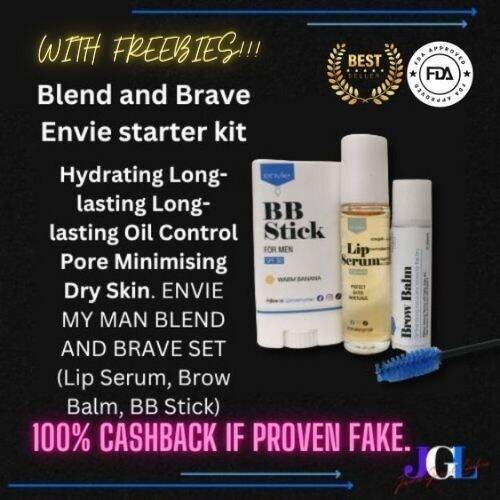 Envie Blend and Brave skin care kit for men Lazada PH