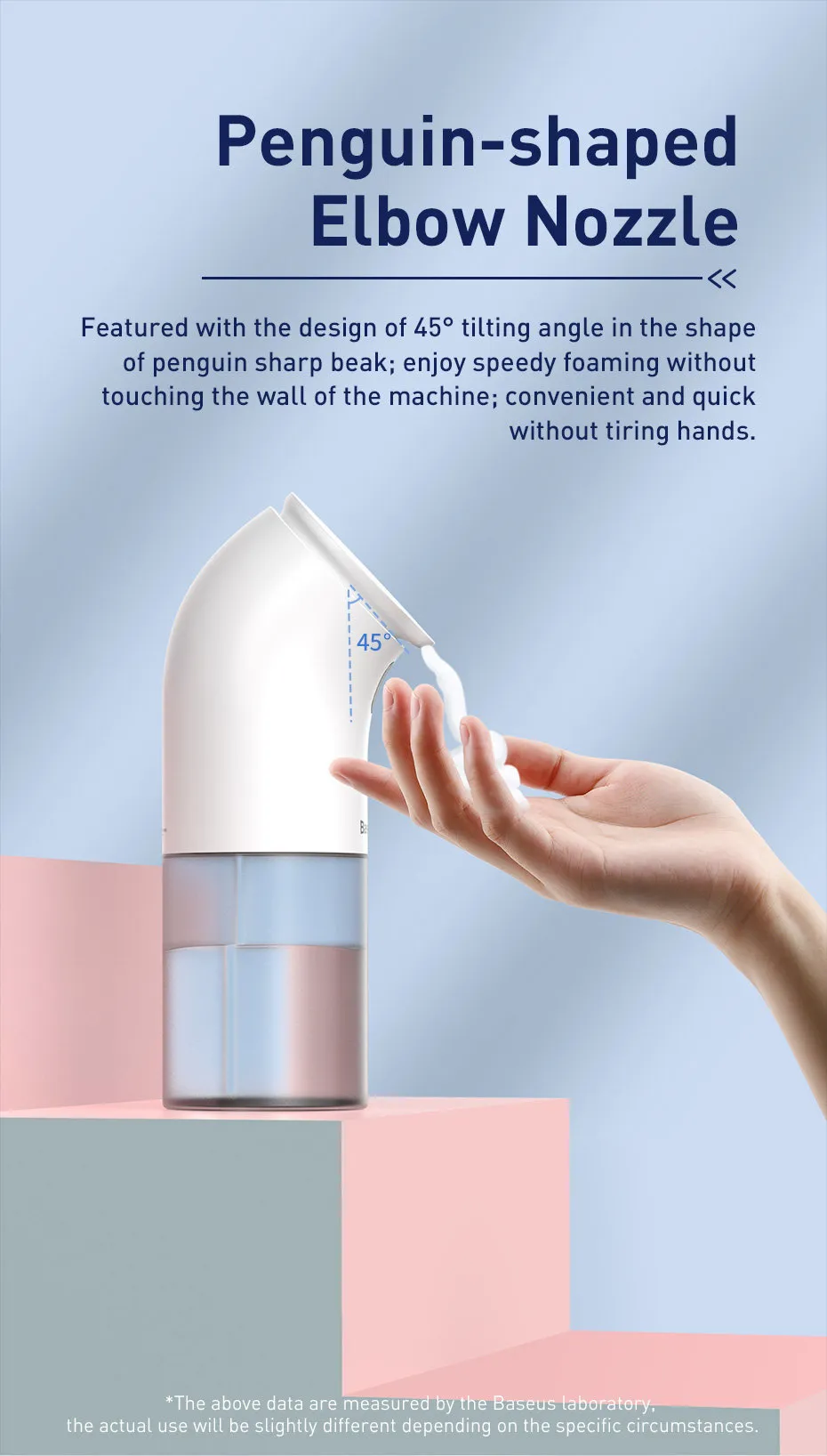 Baseus Distributeur automatique de savon liquide-4
