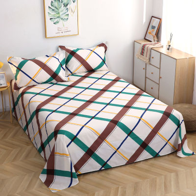 สไตล์อังกฤษผ้าปูที่นอนแท้สำหรับเตียงคู่ที่นอนชุดผ้าปูที่นอนติดตั้งแผ่นผ้าฝ้ายพิมพ์ชุดระบายอากาศ Full